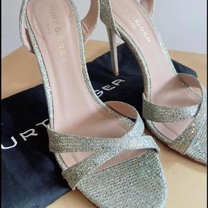 Kurt Geiger London Silver Metallic Pumps